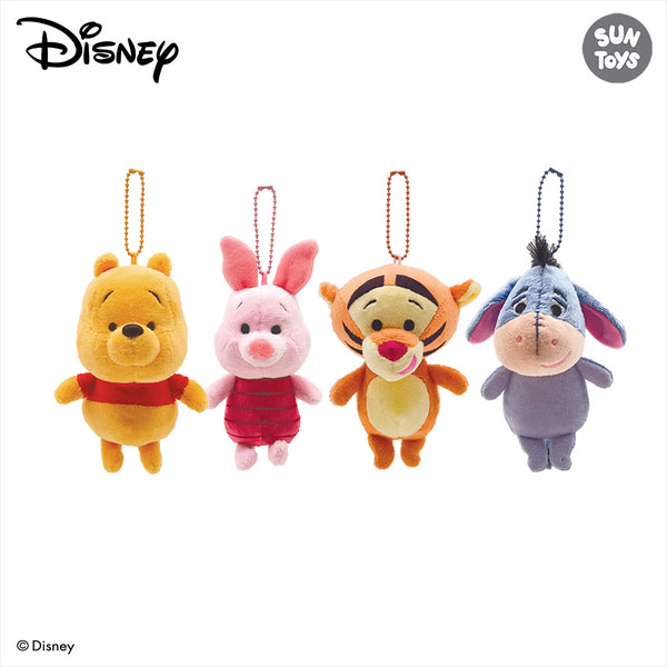 Disney 4.5"-5" Winnie the Pooh Ballchain Plush Series - Pooh | Piglet | Tigger | Eeyore